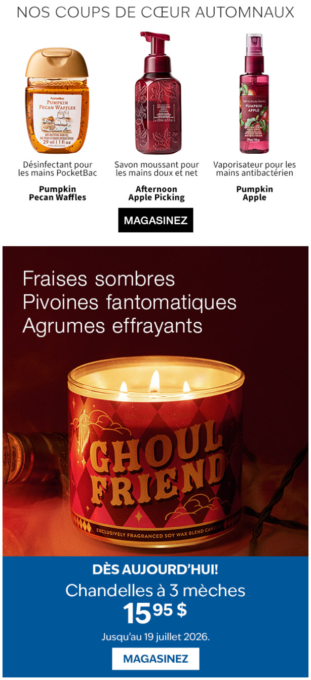 Des mains propres avec les offres à 1 $ et plus