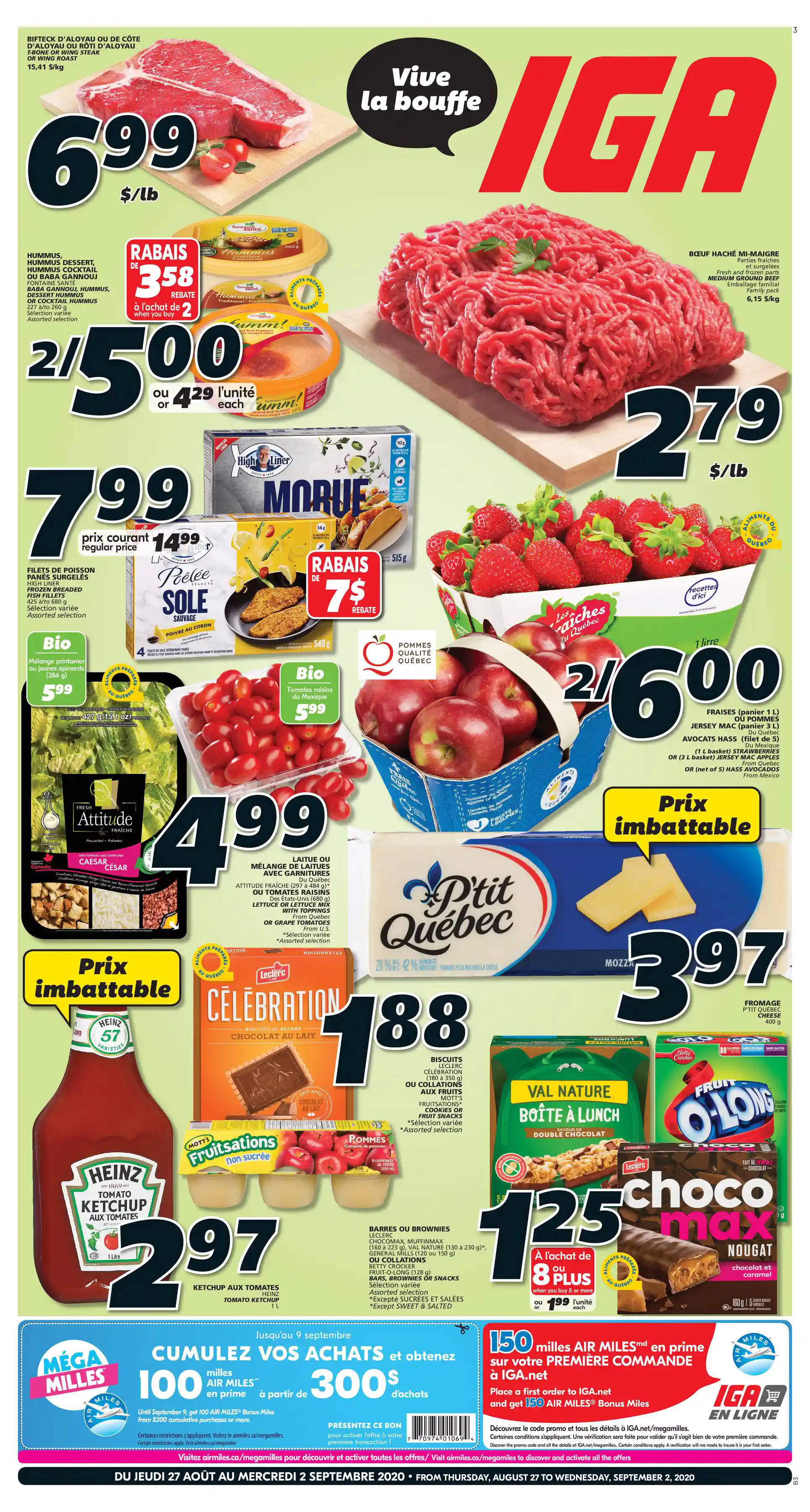 Promotions et rabais IGA Circulaire en ligne