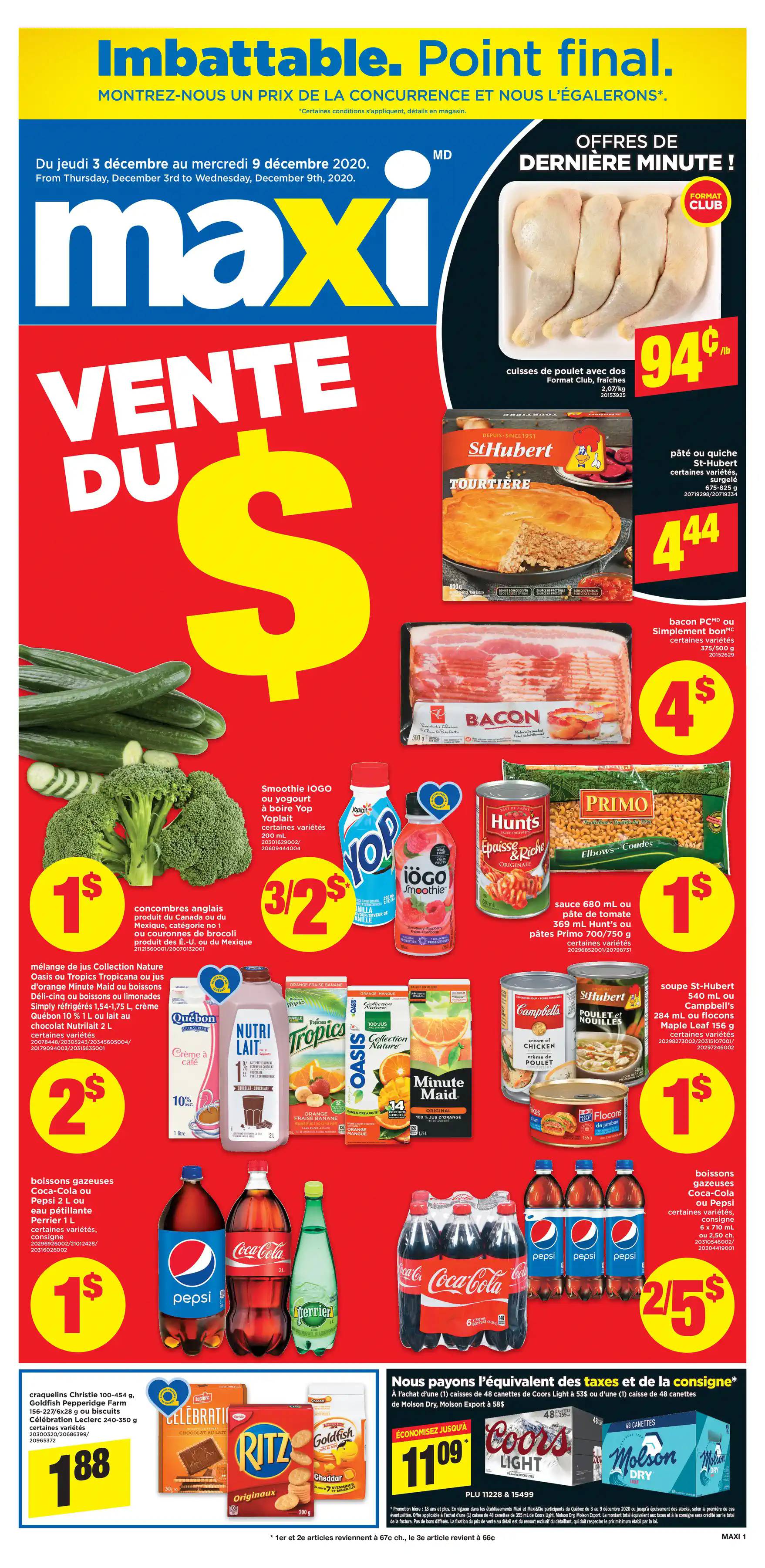 Promotions et rabais Maxi - Circulaire en ligne