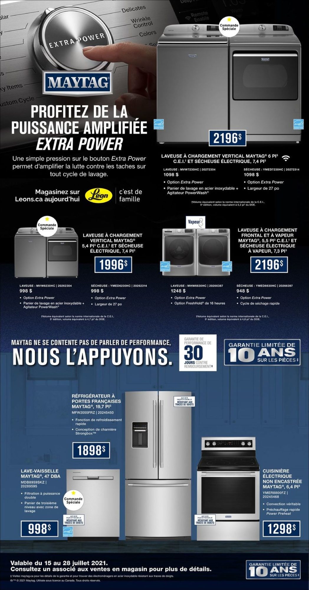 Circulaire Meubles Léon du 15 au 28 juillet 2021