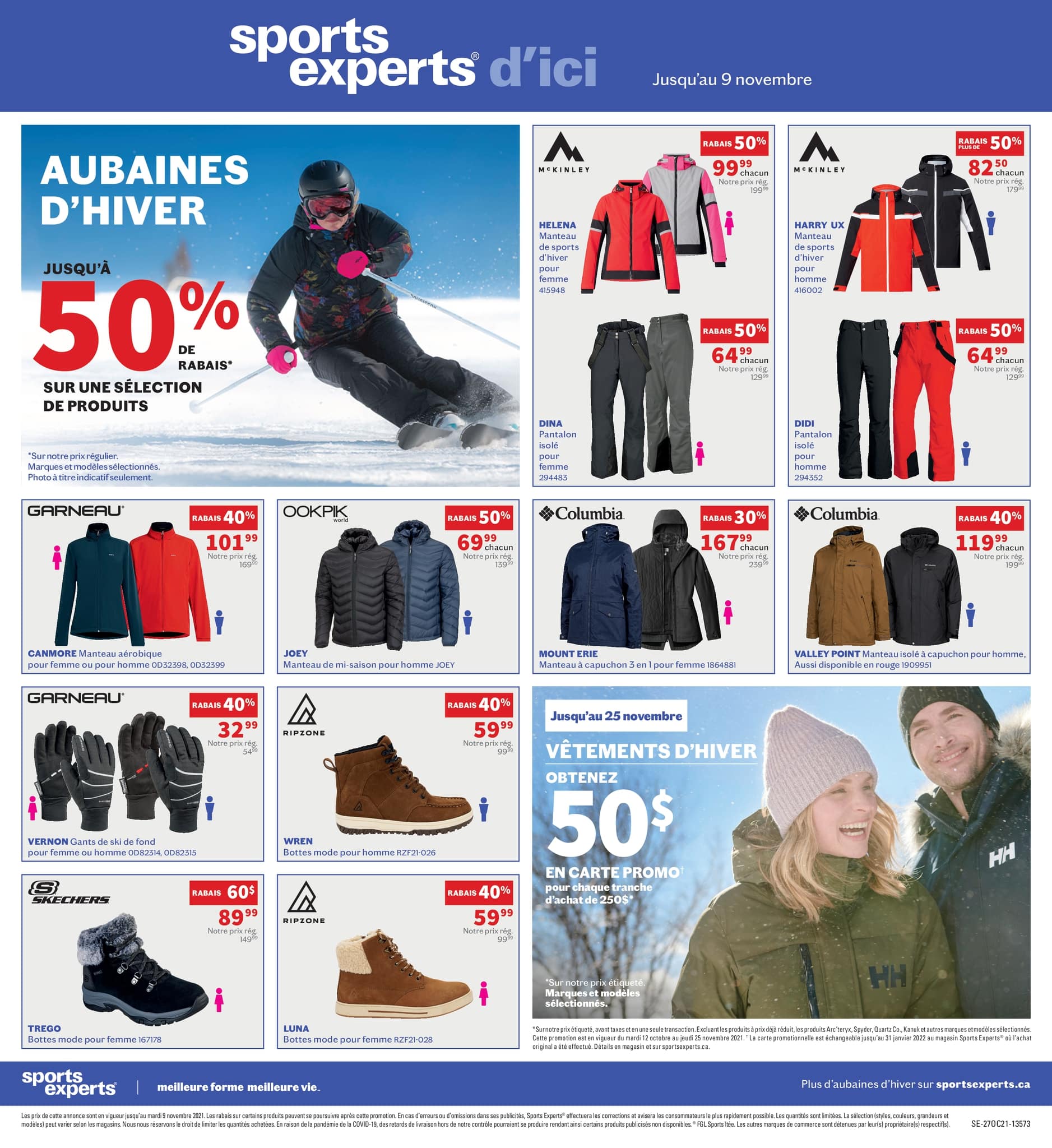 Circulaire Sports Experts du 27 octobre au 9 novembre 2021 Circulaire en ligne