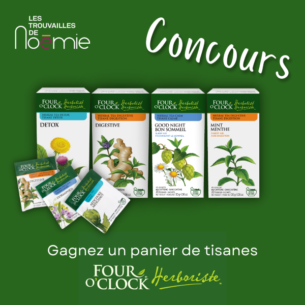 Concours Gagnez un Panier de Tisanes Four O'Clock Herboriste !