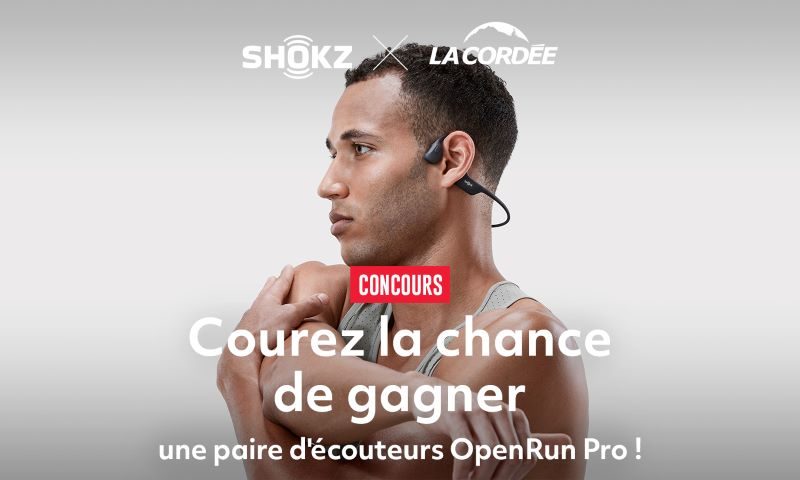 Concours Gagnez une Paire d'Écouteurs Shokz OpenRun Pro!