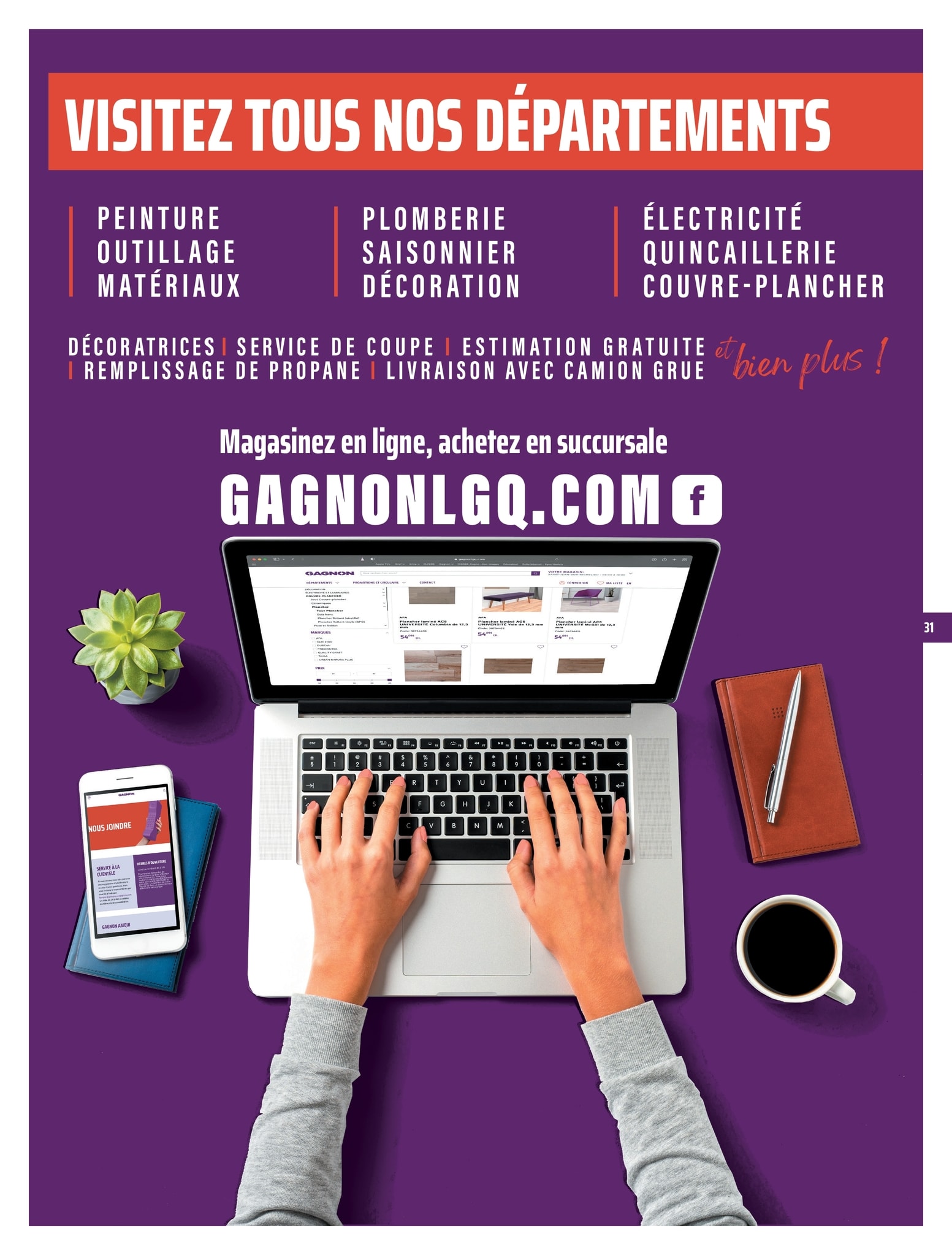 Catalogue GAGNON - La Verrière Printemps/été 2022 - Page 31