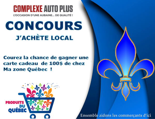 Concours Gagnez une Carte-cadeau de 100$ de chez Ma Zone Québec!