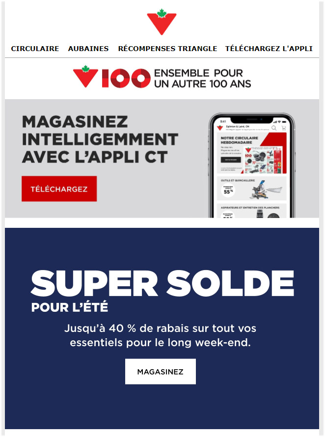 Le Super Solde pour l'Été commence Maintenant
