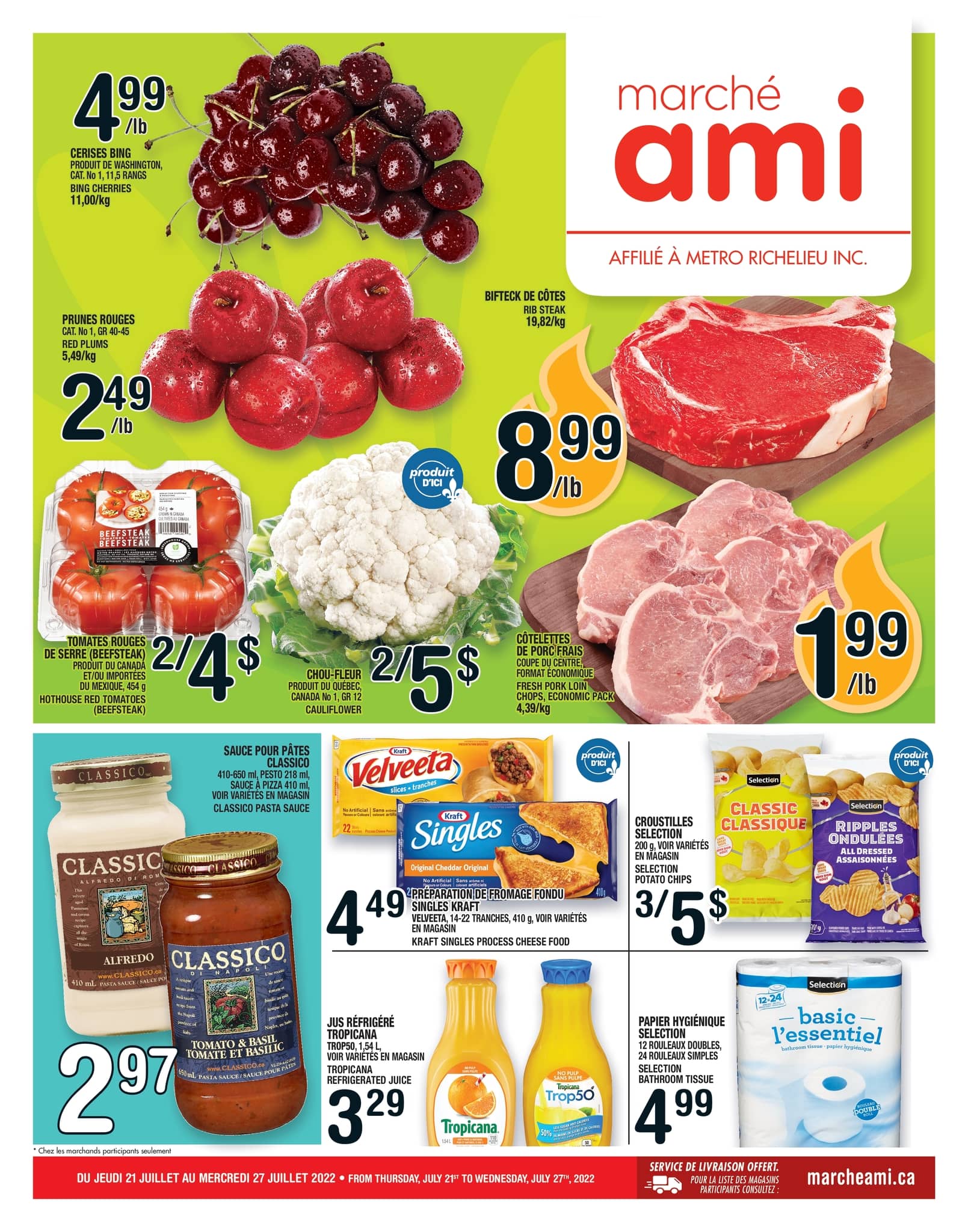 Circulaire Marché AMI Spéciaux, Promotions et Rabais de cette Semaine ...