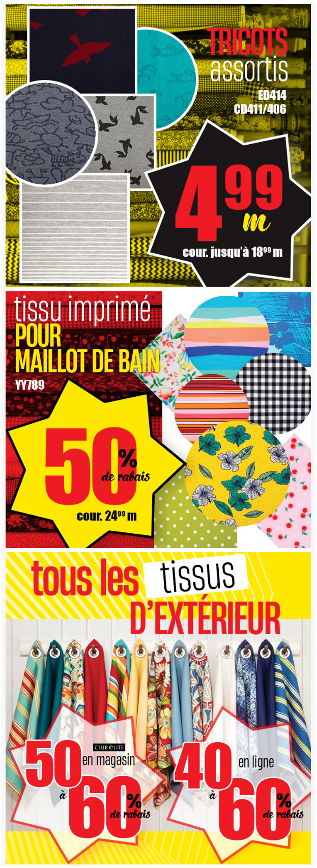 Notre GRAND Solde d'Entrepôt commence AUJOURD'HUI!