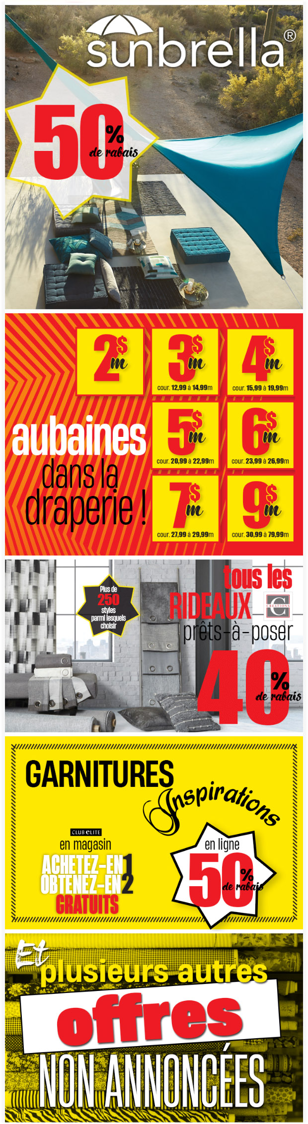 Notre GRAND Solde d'Entrepôt commence AUJOURD'HUI!