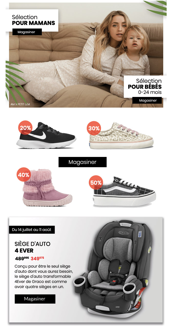 Jusqu'à 50% DE RABAIS!