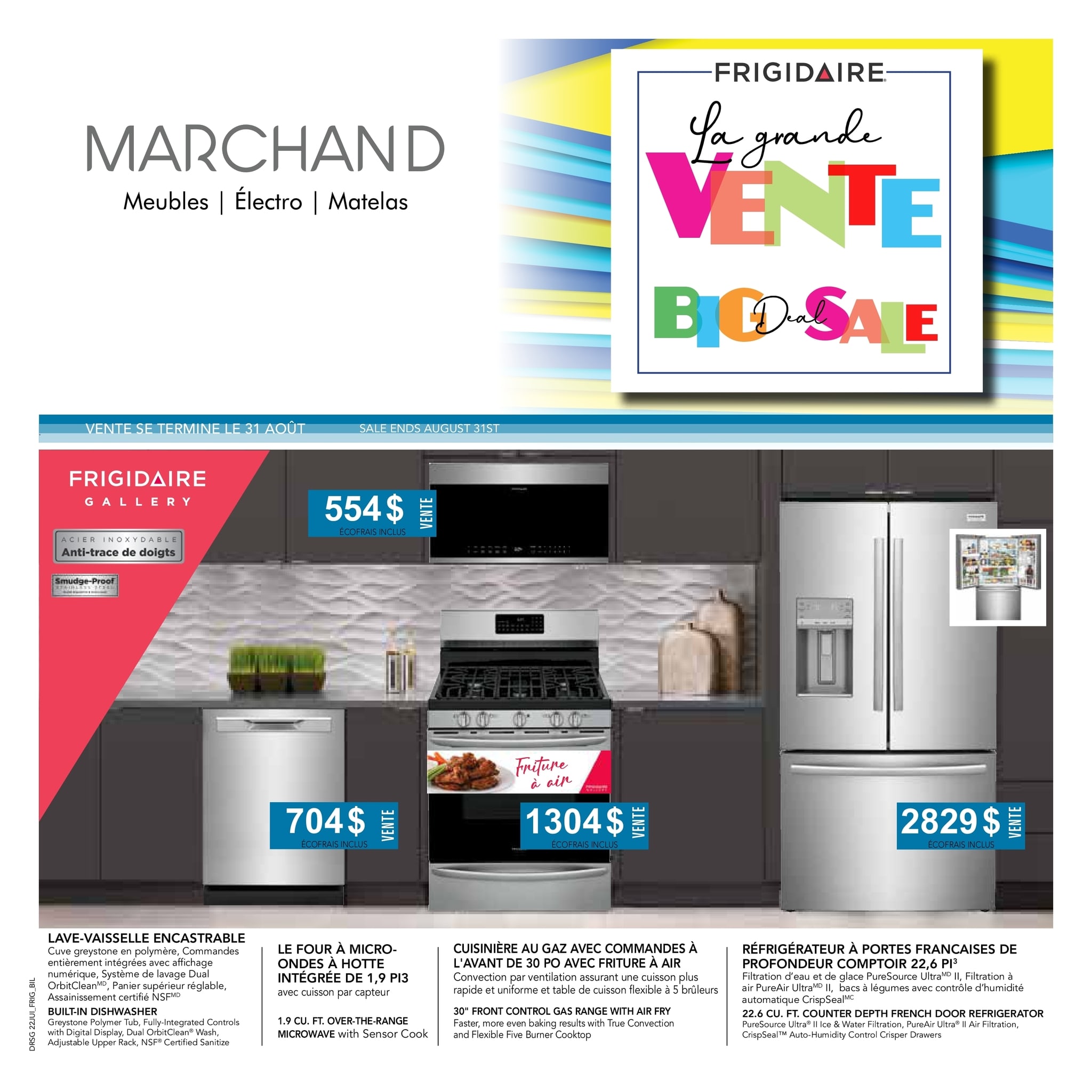 Circulaire Meubles Marchand - Frigidaire - Page 1
