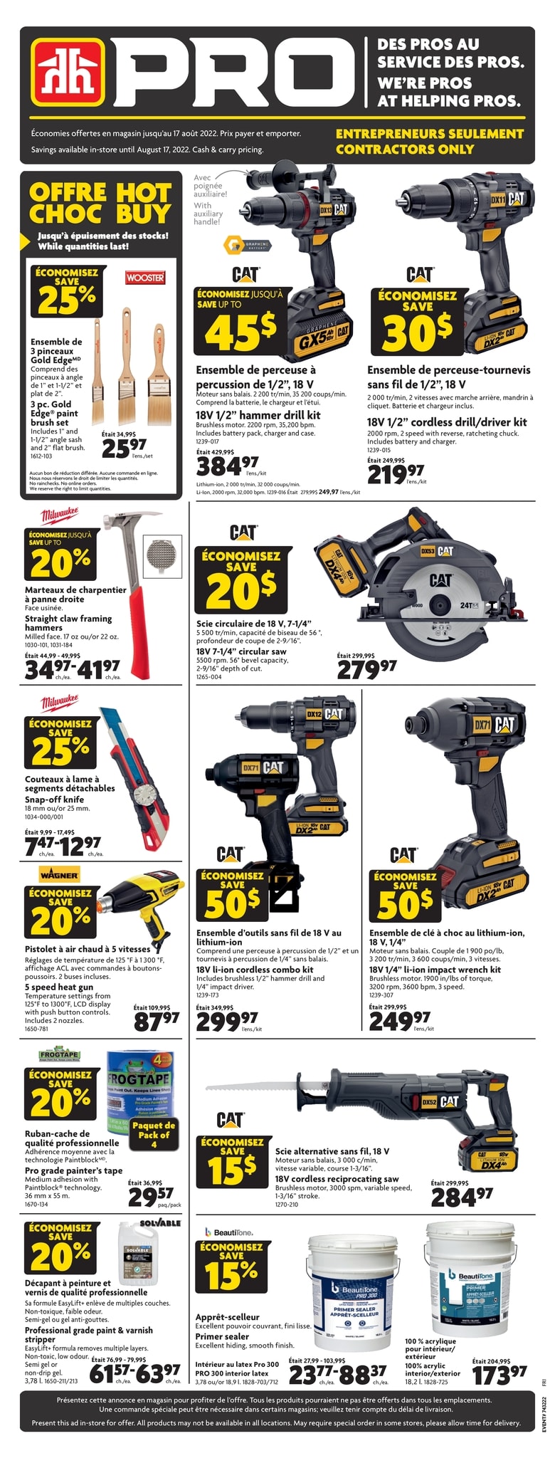 Circulaire Home Hardware - PRO - Page 1