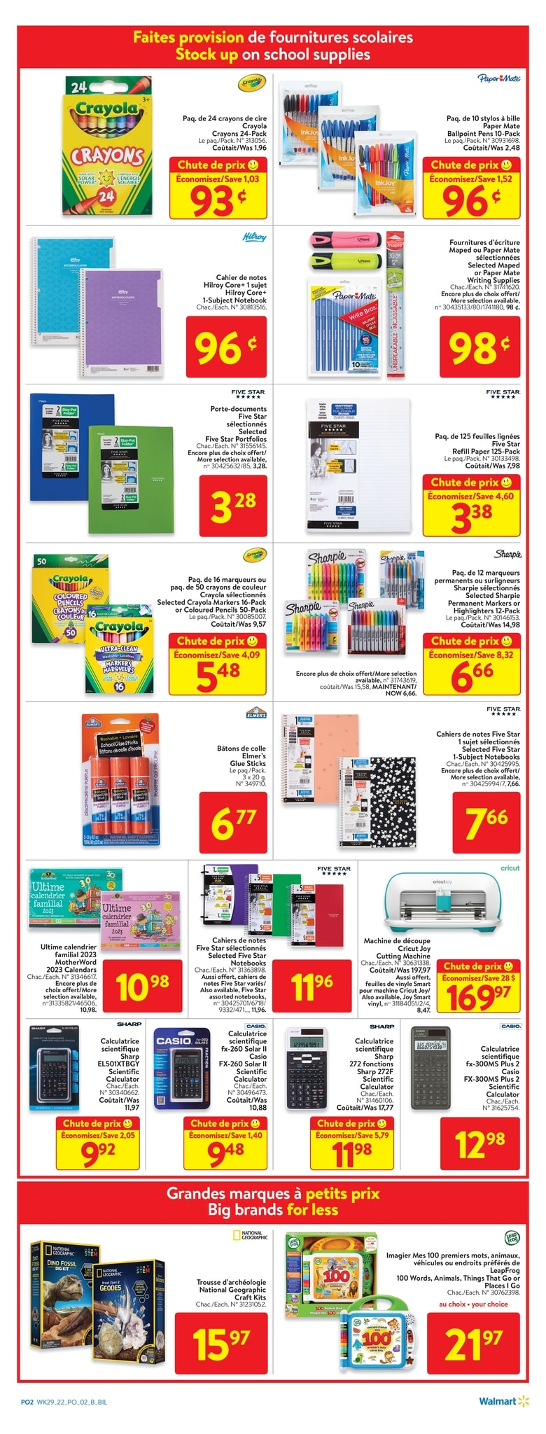 Circulaire Walmart - Fournitures Scolaires - Page 2