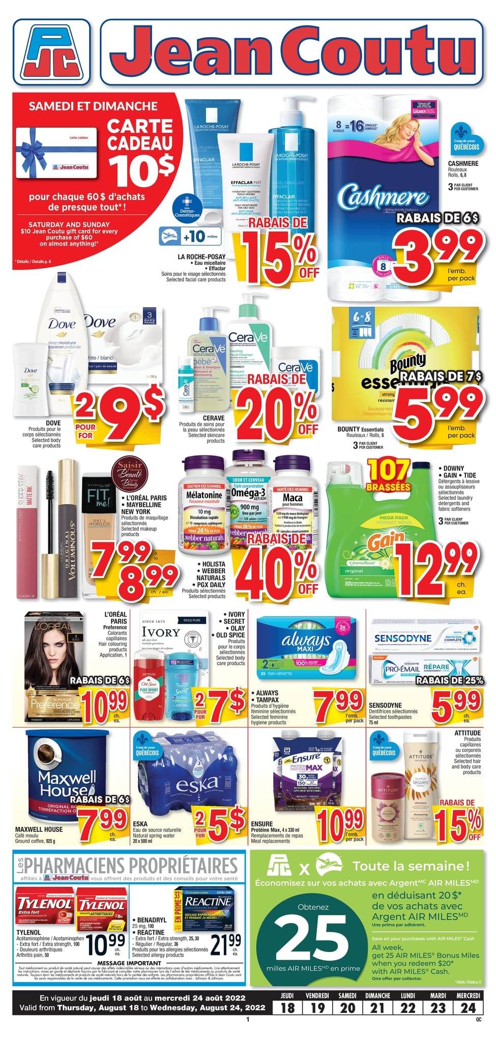 Circulaire Jean Coutu - Page 1