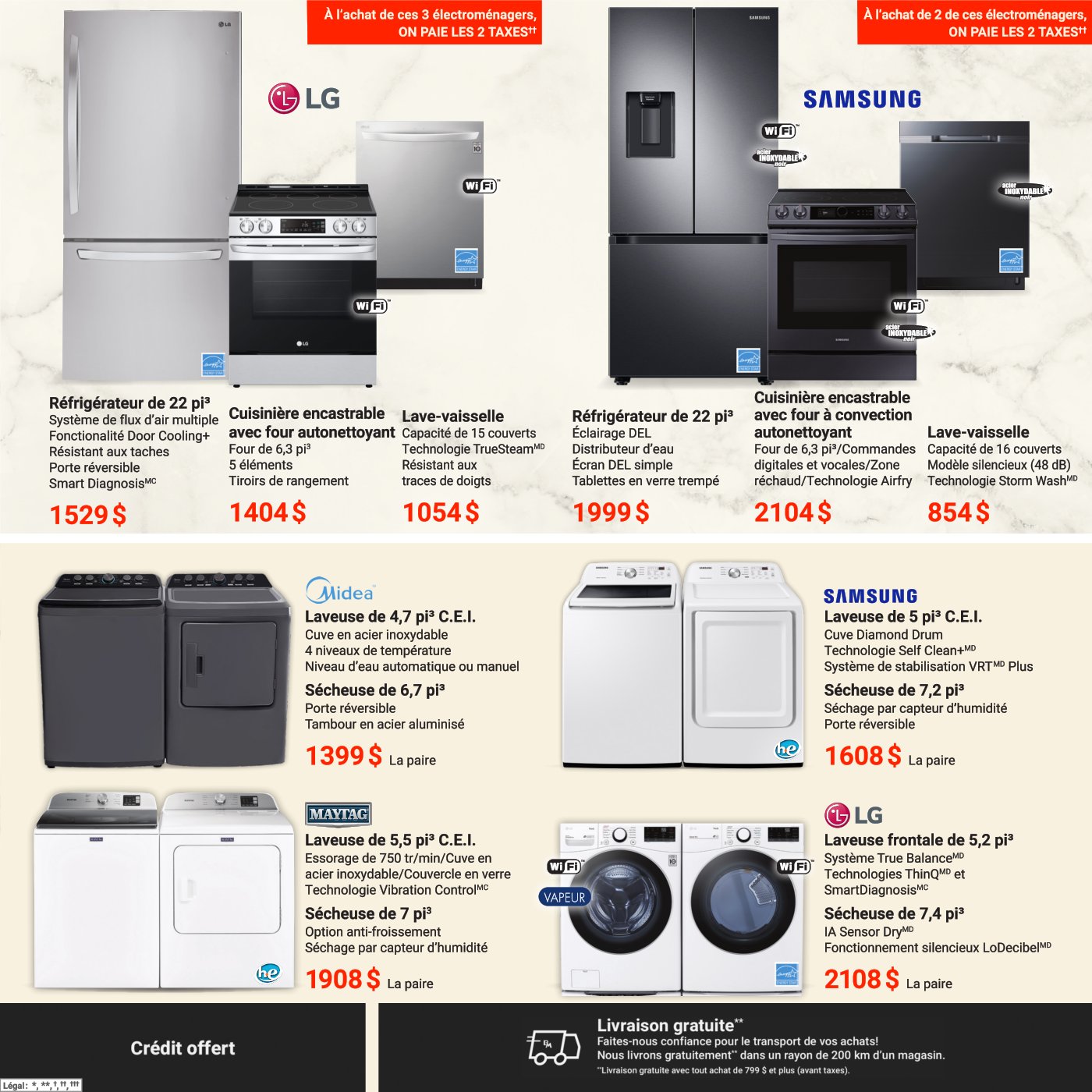 Circulaire Brault et Martineau Ameublements.ca