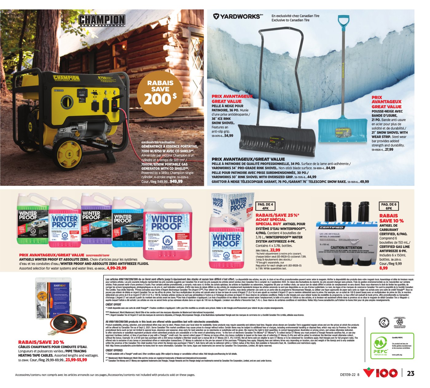 Circulaire Canadian Tire - Inspirations Automne - Page 23