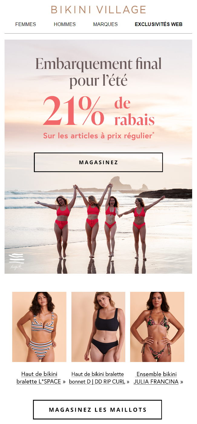 Obtenez 21% de Rabais sur les Articles à Prix Régulier!