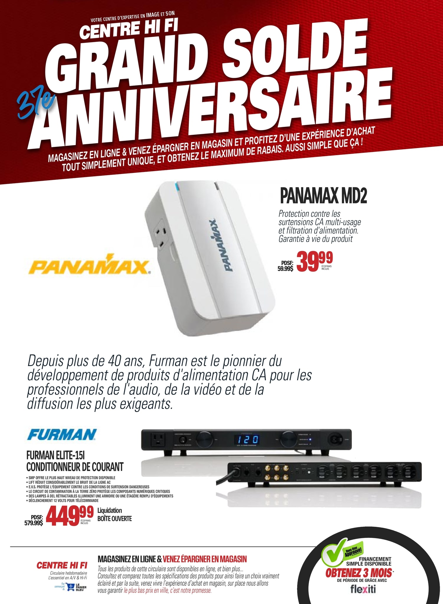 Circulaire Centre HI-FI