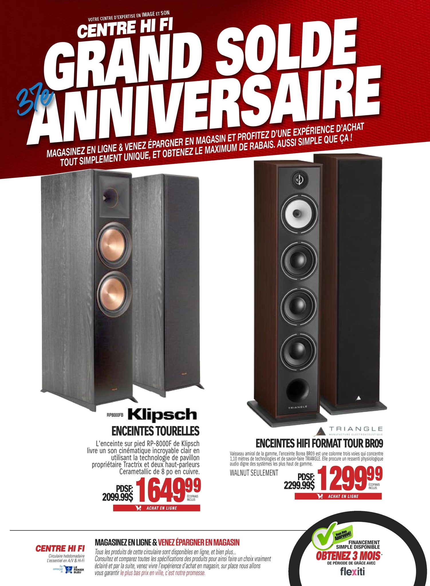 Circulaire Centre HI-FI