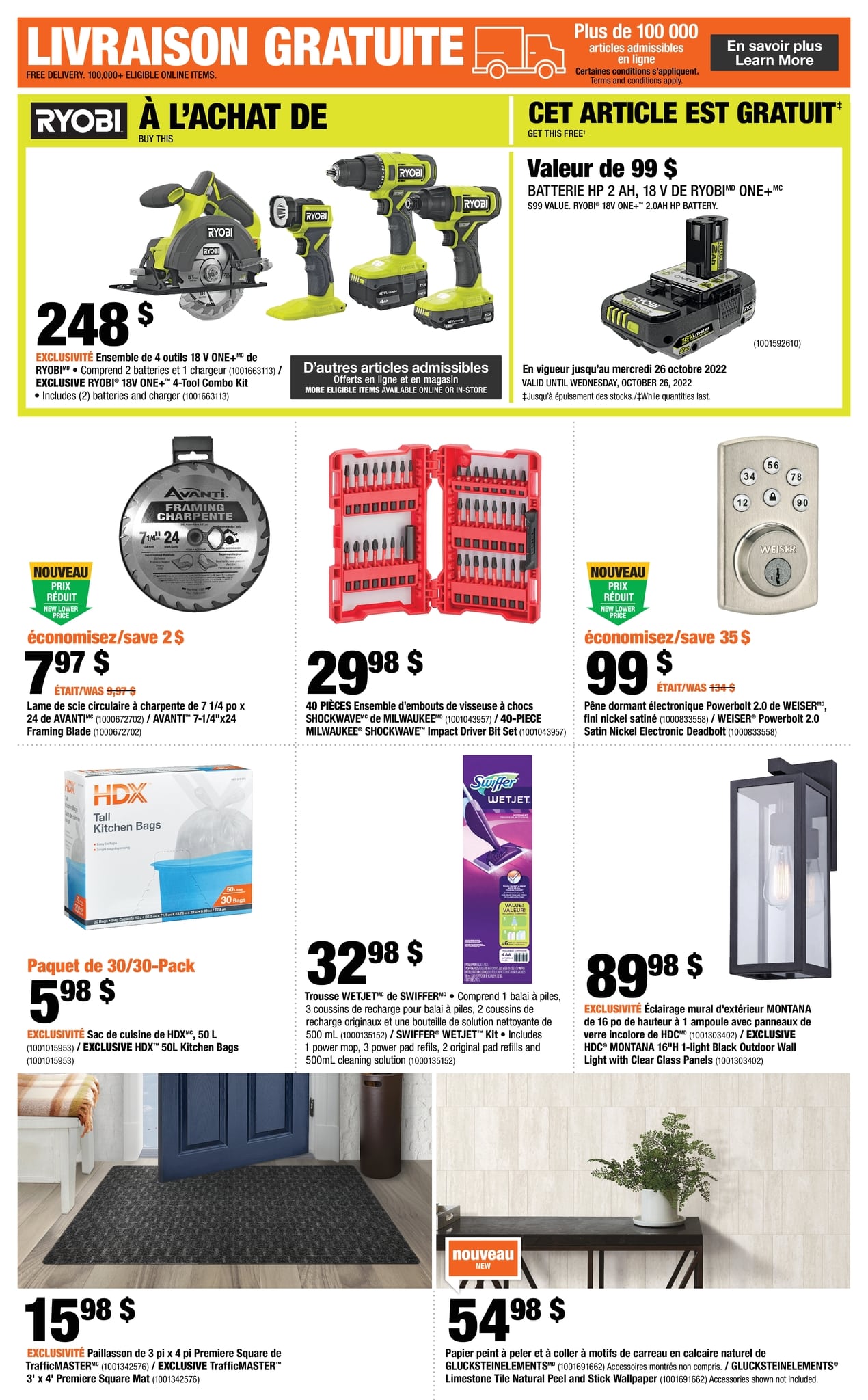 Circulaire Home Depot