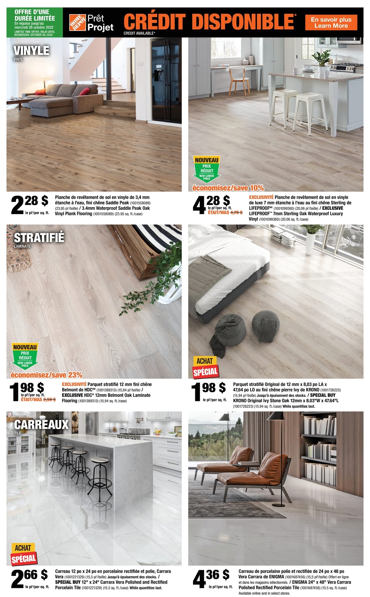 Circulaire Home Depot