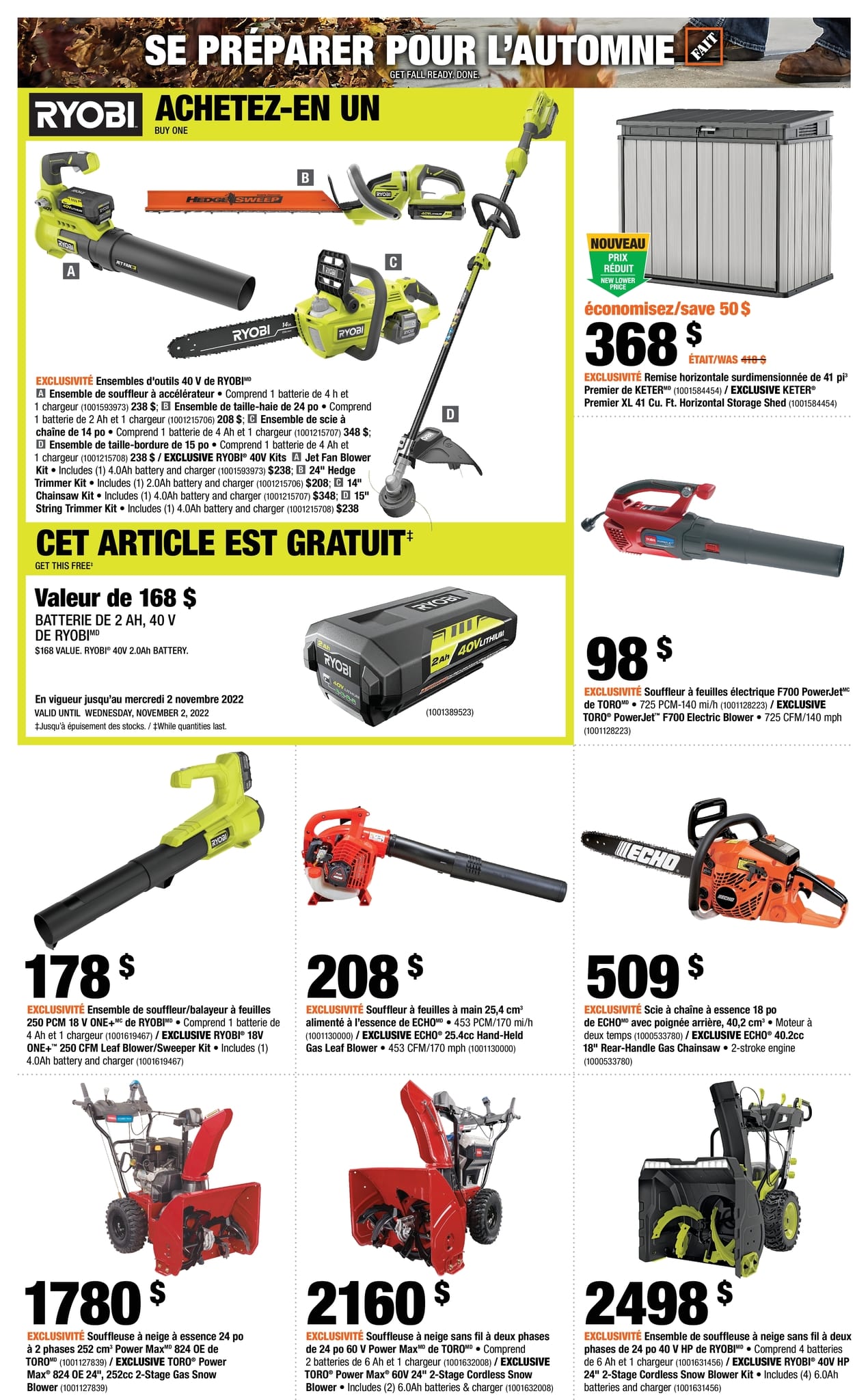 Circulaire Home Depot