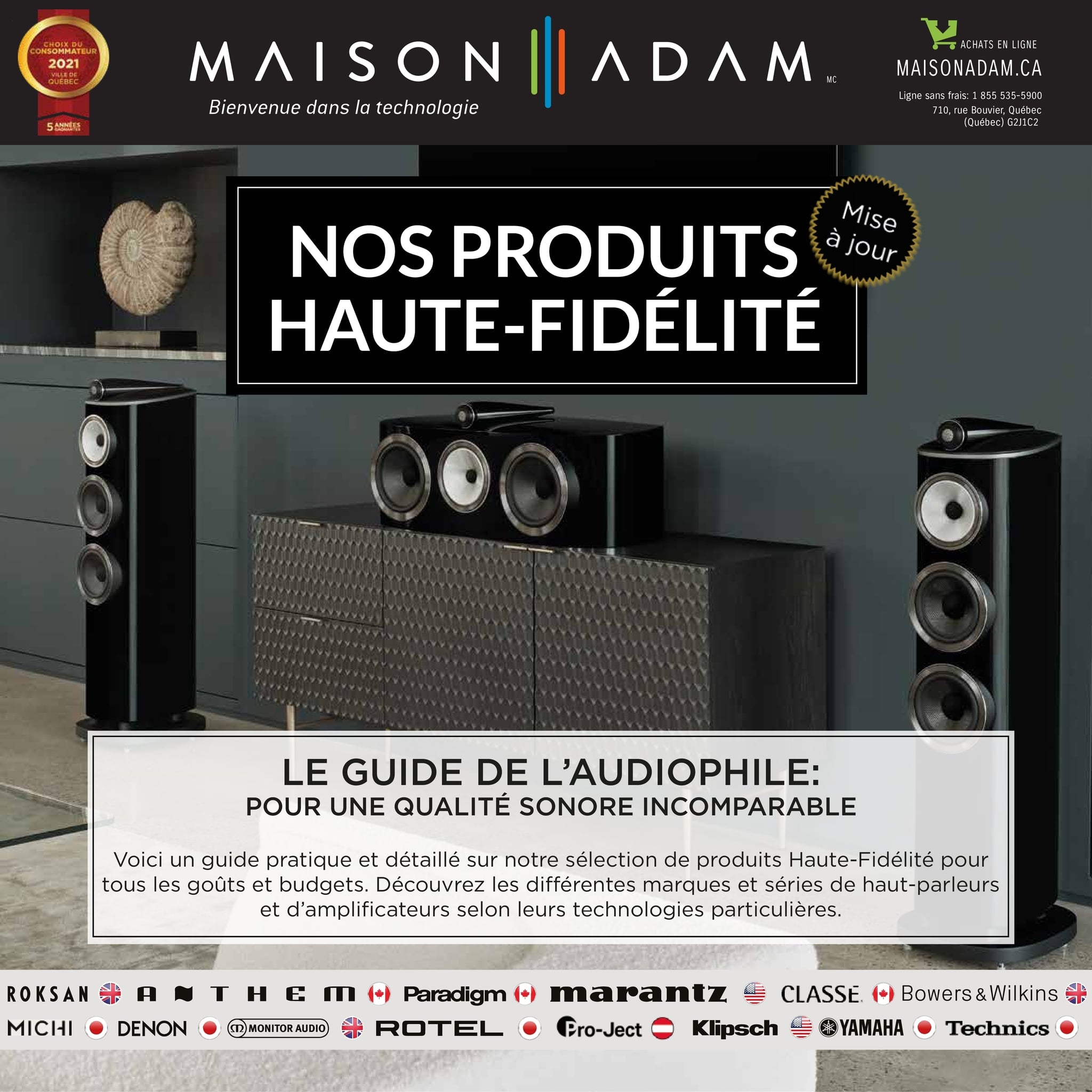 Guide Maison Adam - Nos Produits Haute-Fidélité - Page 1
