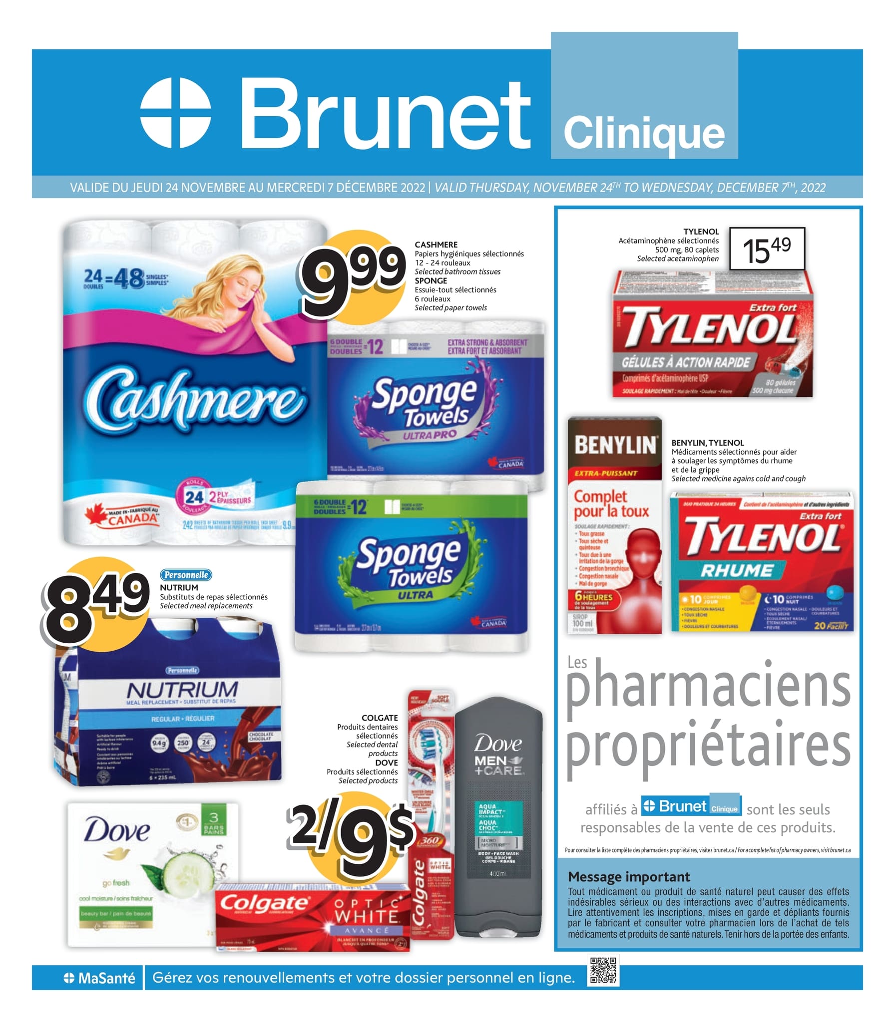 Circulaire Brunet - Clinique - Page 1