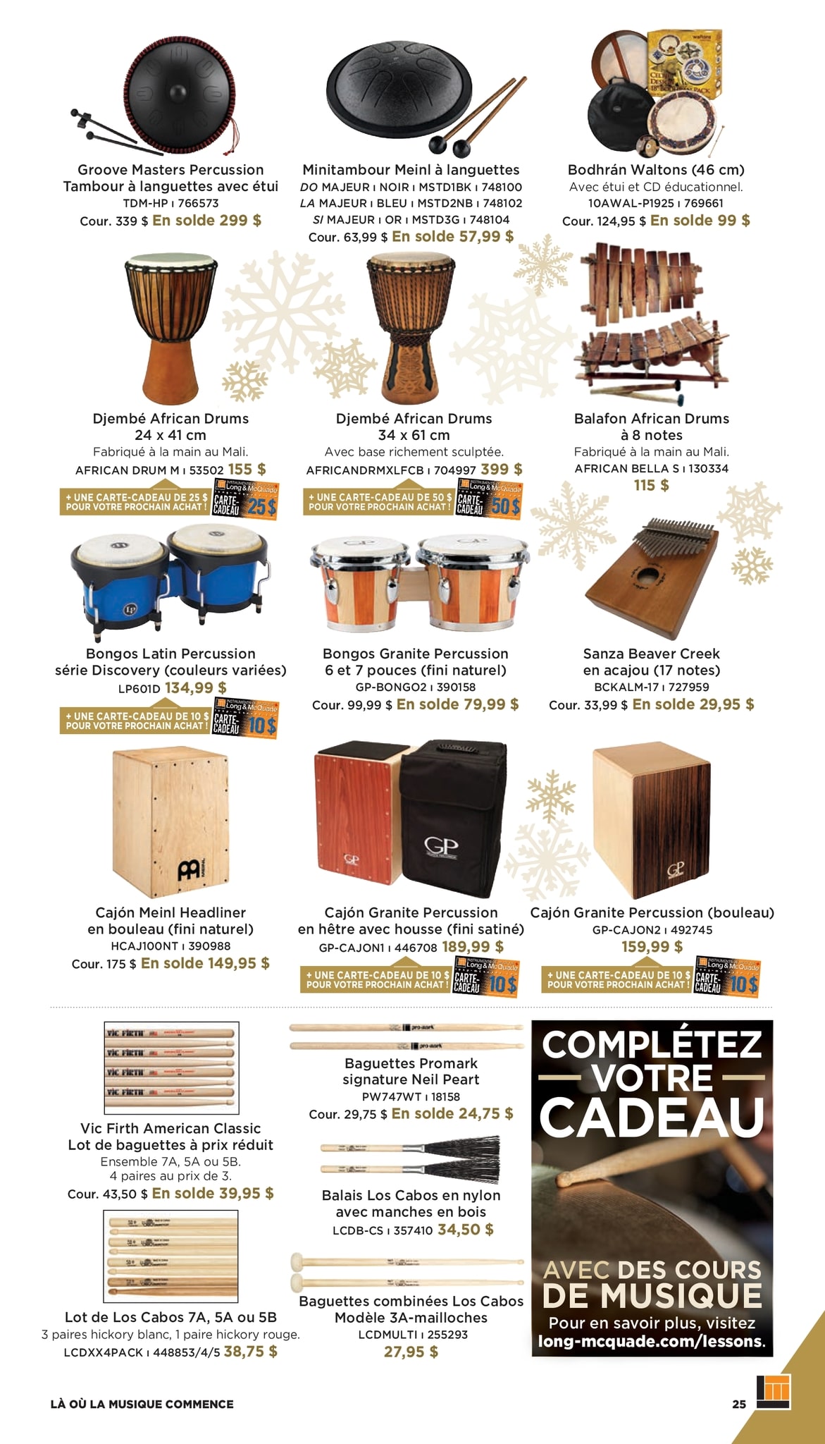 Circulaire Long & McQuade Instruments de Musique - Page 25
