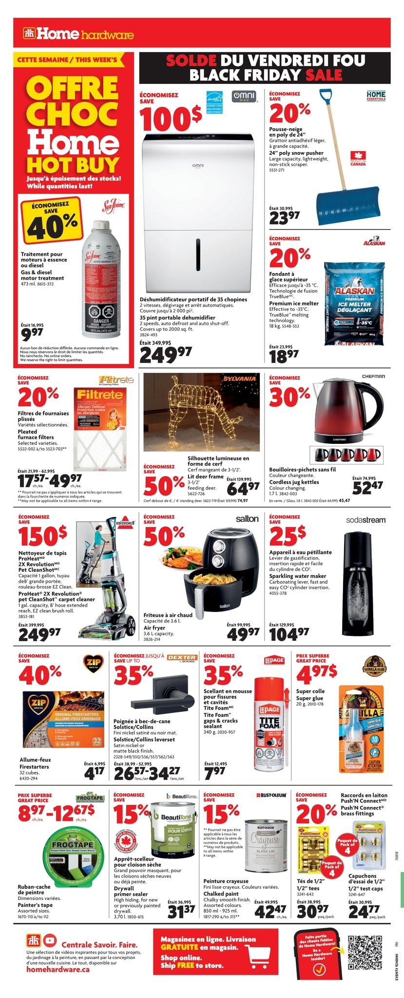Circulaire Home Hardware - Solde du Vendredi Fou
