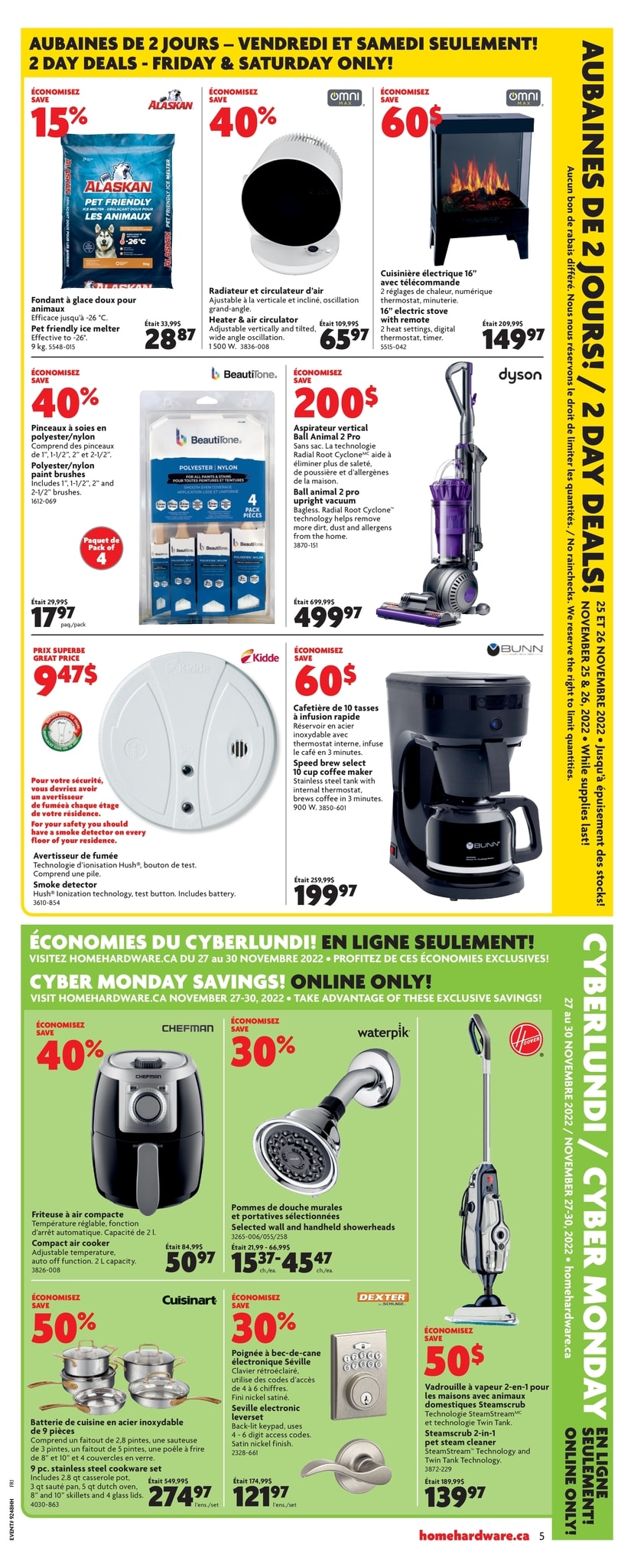 Circulaire Home Hardware - Solde du Vendredi Fou