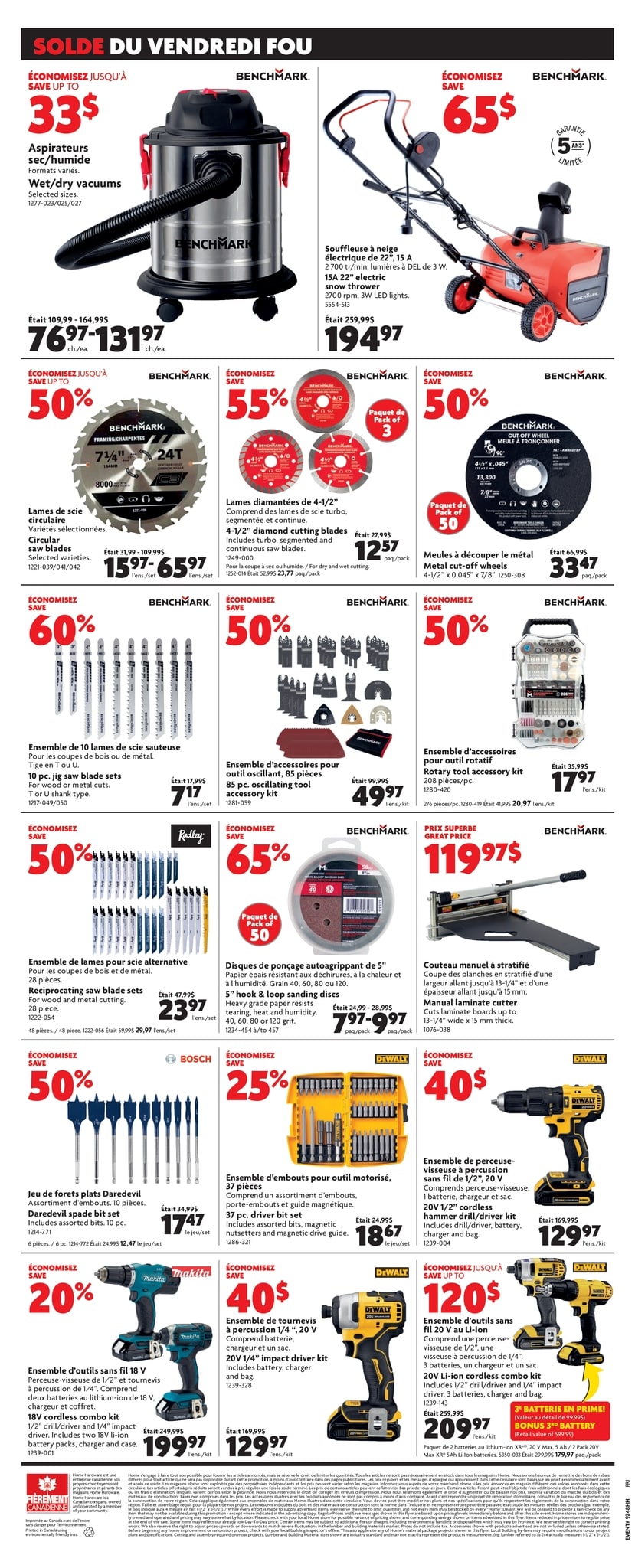 Circulaire Home Hardware - Solde du Vendredi Fou
