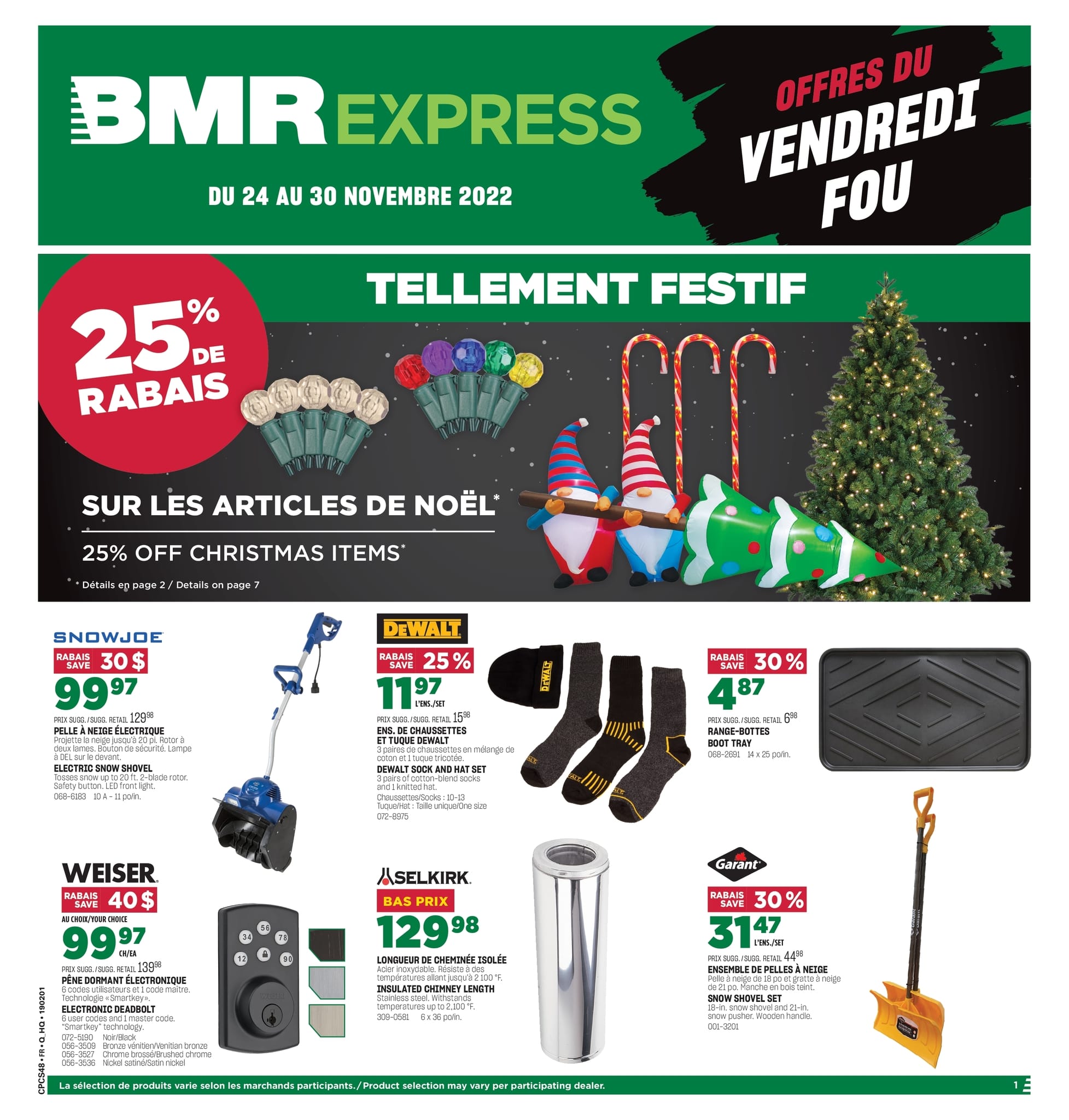 Circulaire BMR - Express - Vendredi Fou - Page 1