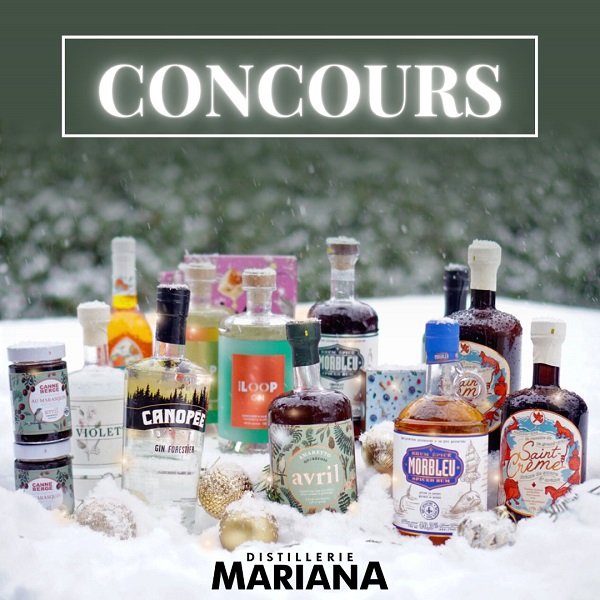 Concours Gagnez un kit complet de Distillerie Mariana pour recevoir en grand pendant les Fêtes!