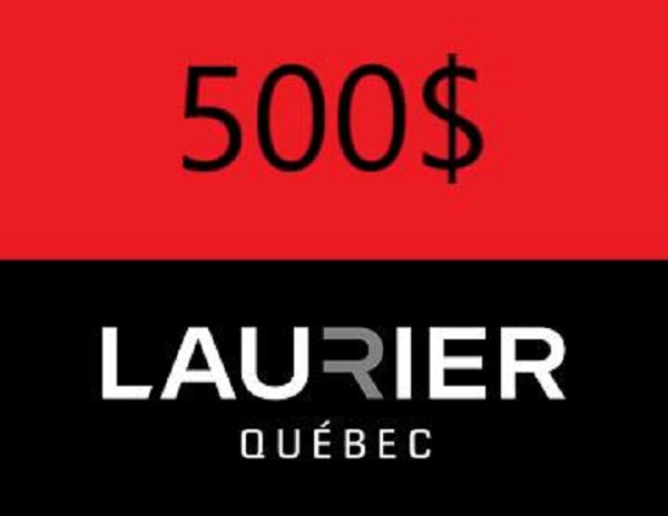 Concours Gagnez une carte-cadeau de 500$ de Laurier Québec!