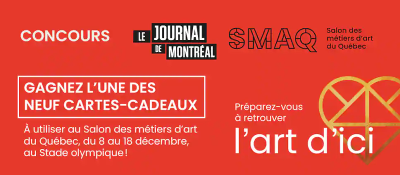 Concours Salon des Métiers d'Arts du Québec