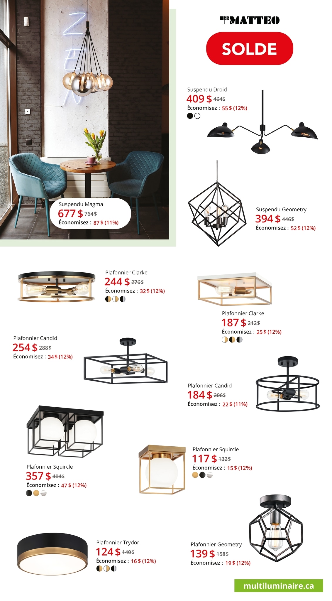 Circulaire Multi Luminaire