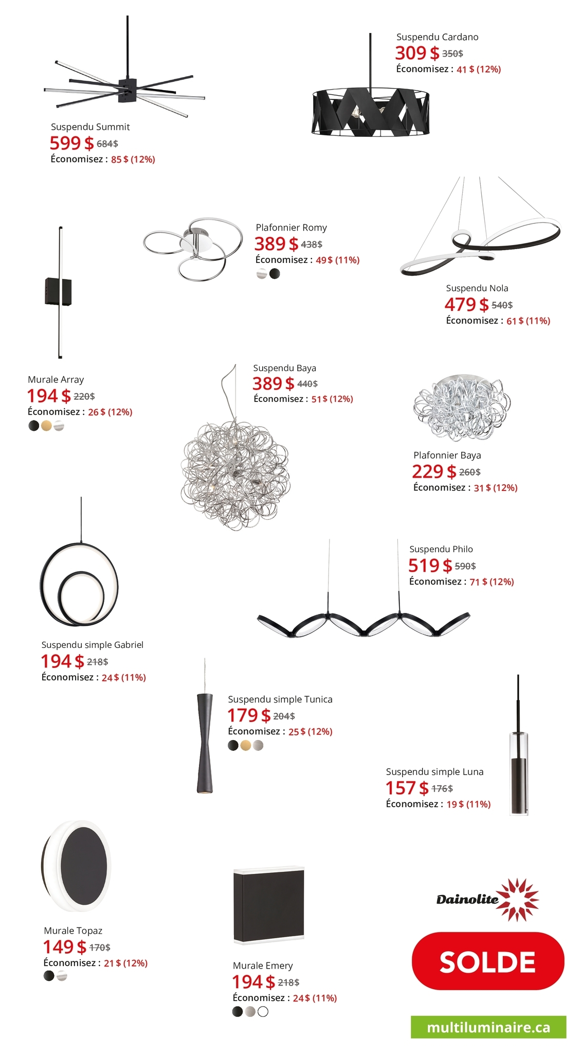 Circulaire Multi Luminaire