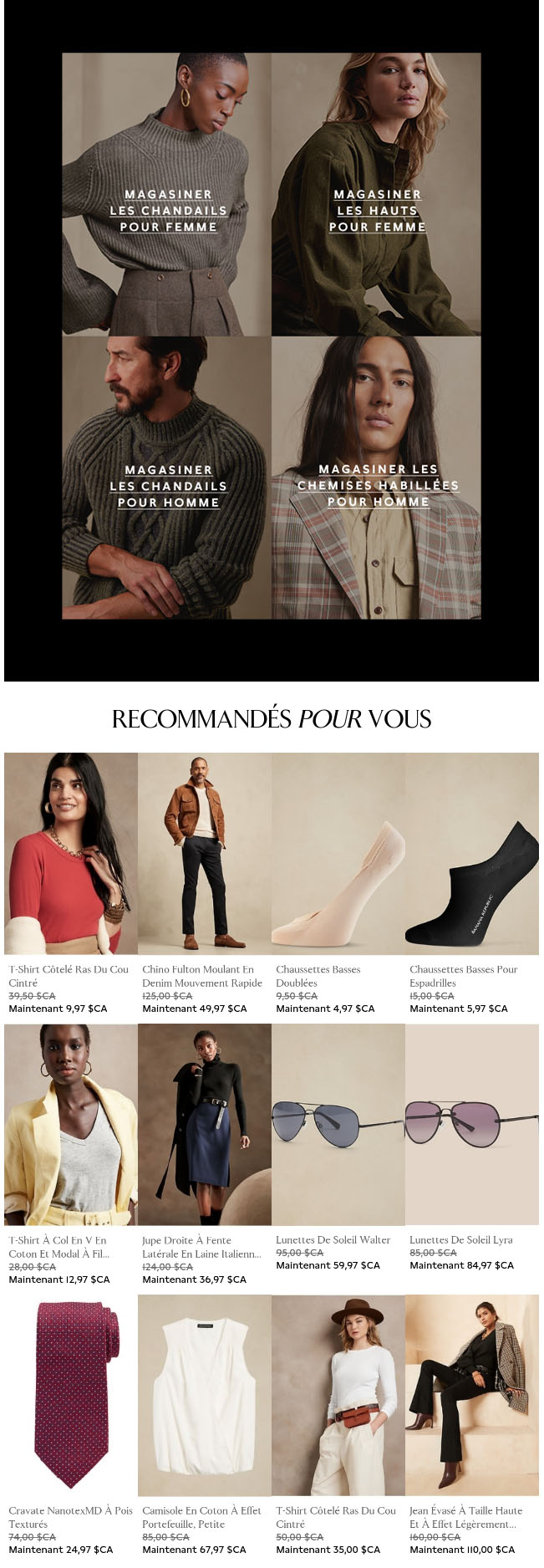 Commencez la Semaine en Beauté en profitant d’une Réduction allant jusqu’à 60 % sur les Modèles en Solde + Réduction Additionnelle de 30 %