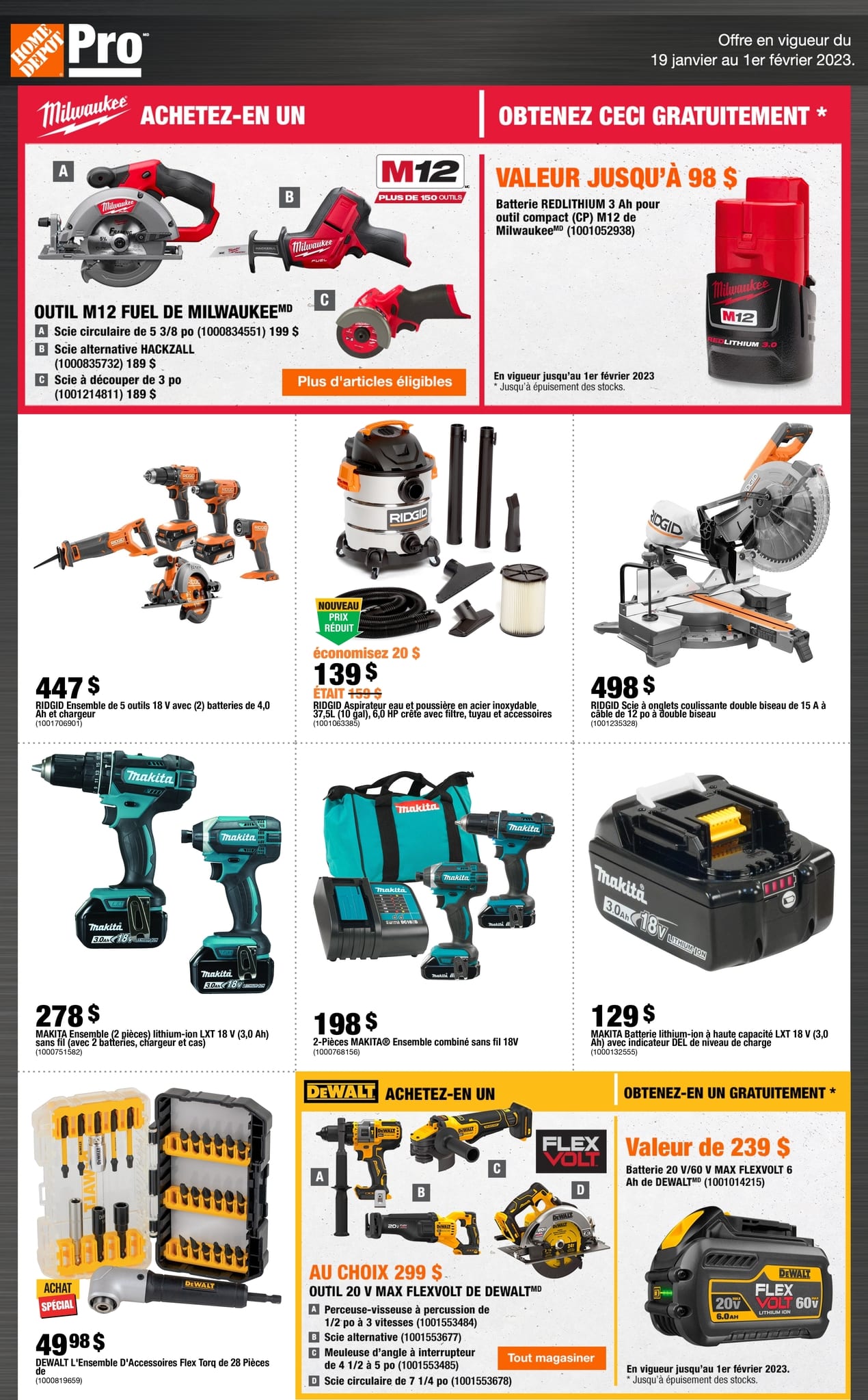 Circulaire Home Depot - PRO