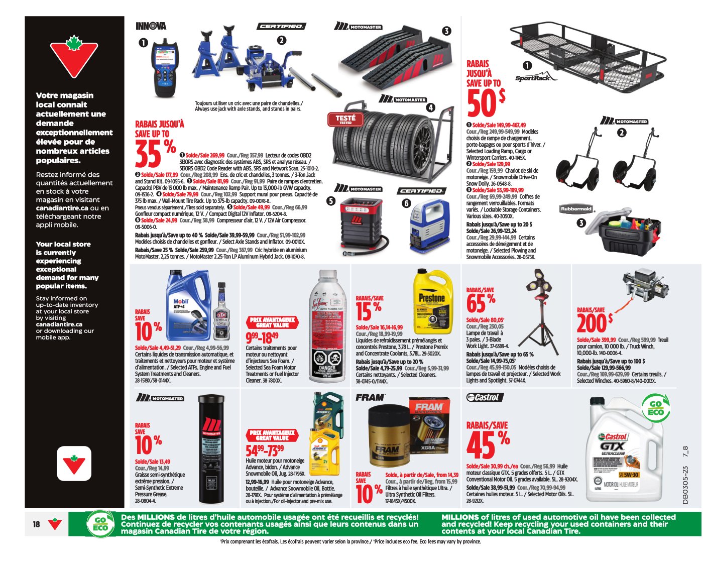 Circulaire Canadian Tire - Page 18