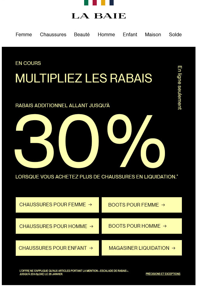 LIQUIDATION : Chaussures pour toute la Famille