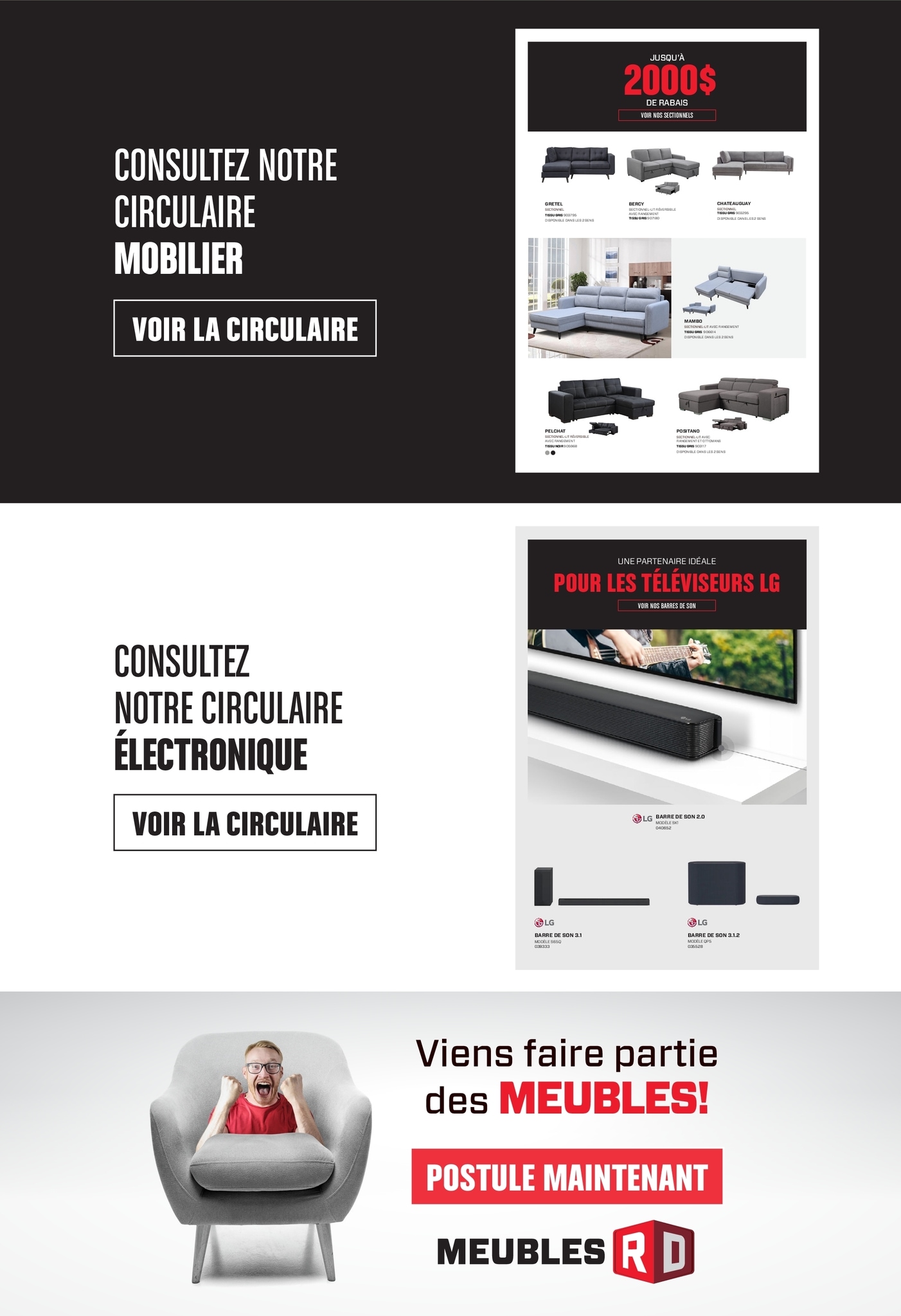Circulaire Meubles RD - Électroménagers