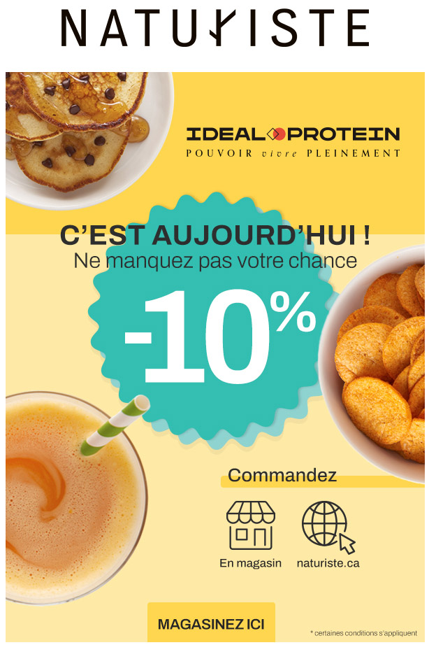 VENTE 10% IDEAL PROTEIN !