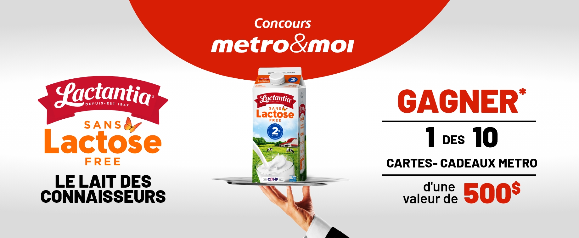 Concours Lactantia sans Lactose - Le Lait des Connaisseurs