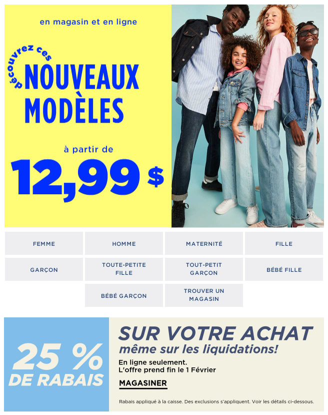 Wow! MOITIÉ PRIX SUR TOUS les Cotons ouatés et les Chandails à Capuchon