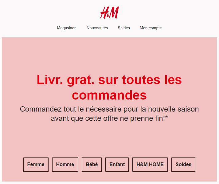 Dernière Journée pour profiter de la Livraison Gratuite