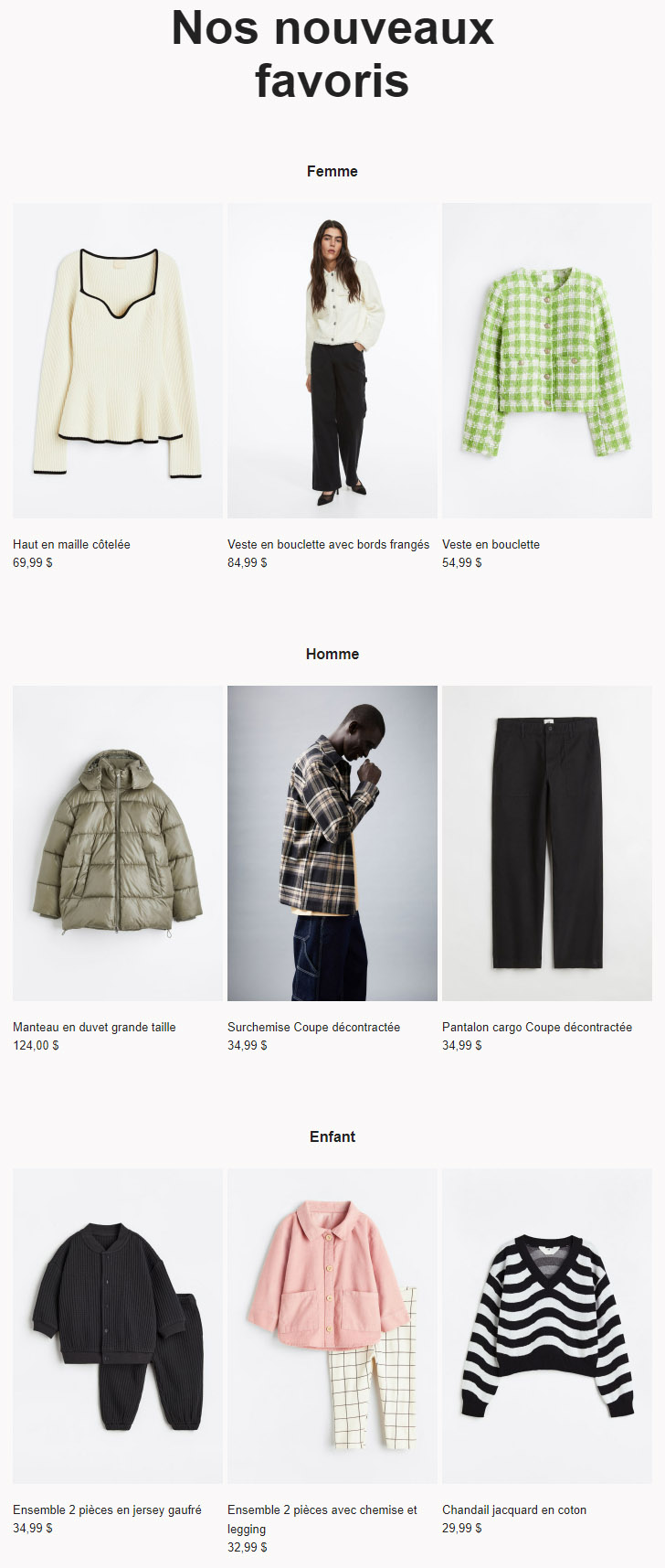 Obtenez -20 % sur 80 $+