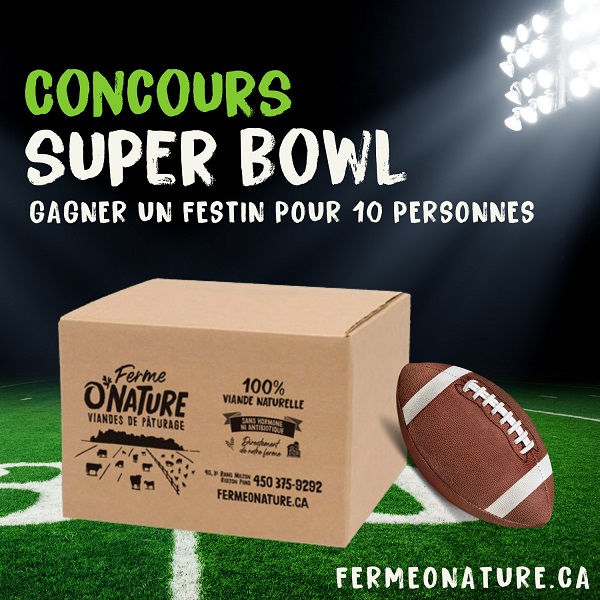 Concours Gagnez une boîte du Super Bowl d’une valeur de 169$!