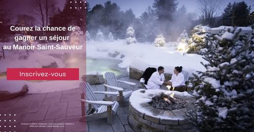 Concours Gagnez un séjour pour deux au Manoir Saint-Sauveur!